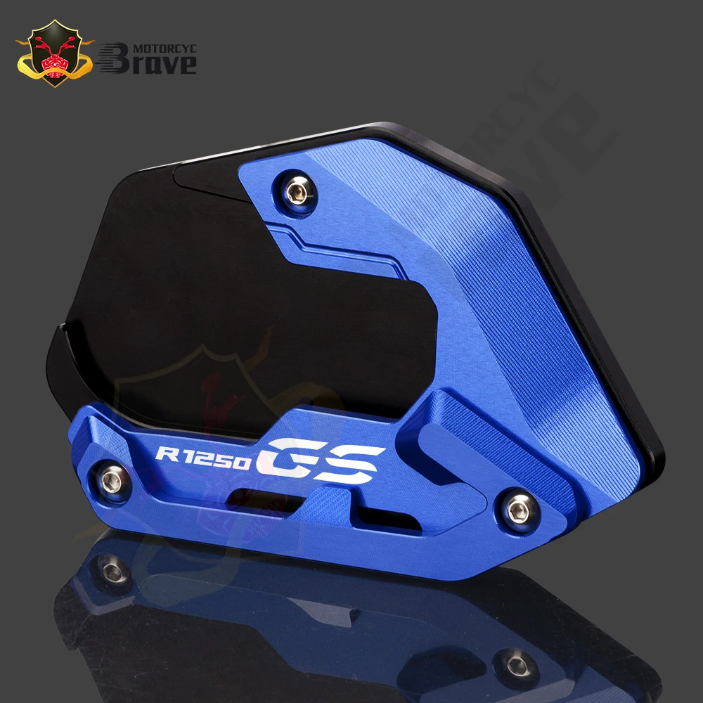 Color: WHITE, Ships From: CHINA - For BMW R 1250GS ADV R1250GS Adventure R 1250 GS GSA Motorcycle Kickstand Low Suspension Extender Side Stand Enlarge Extension