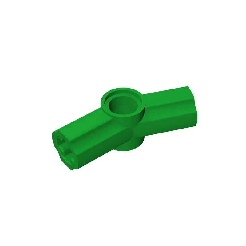 Color: green - Gobricks GDS-918 Technical, Axle and Pin Connector Angled #3 - 157.5 degrees compatible with lego 32016 Building Blocks