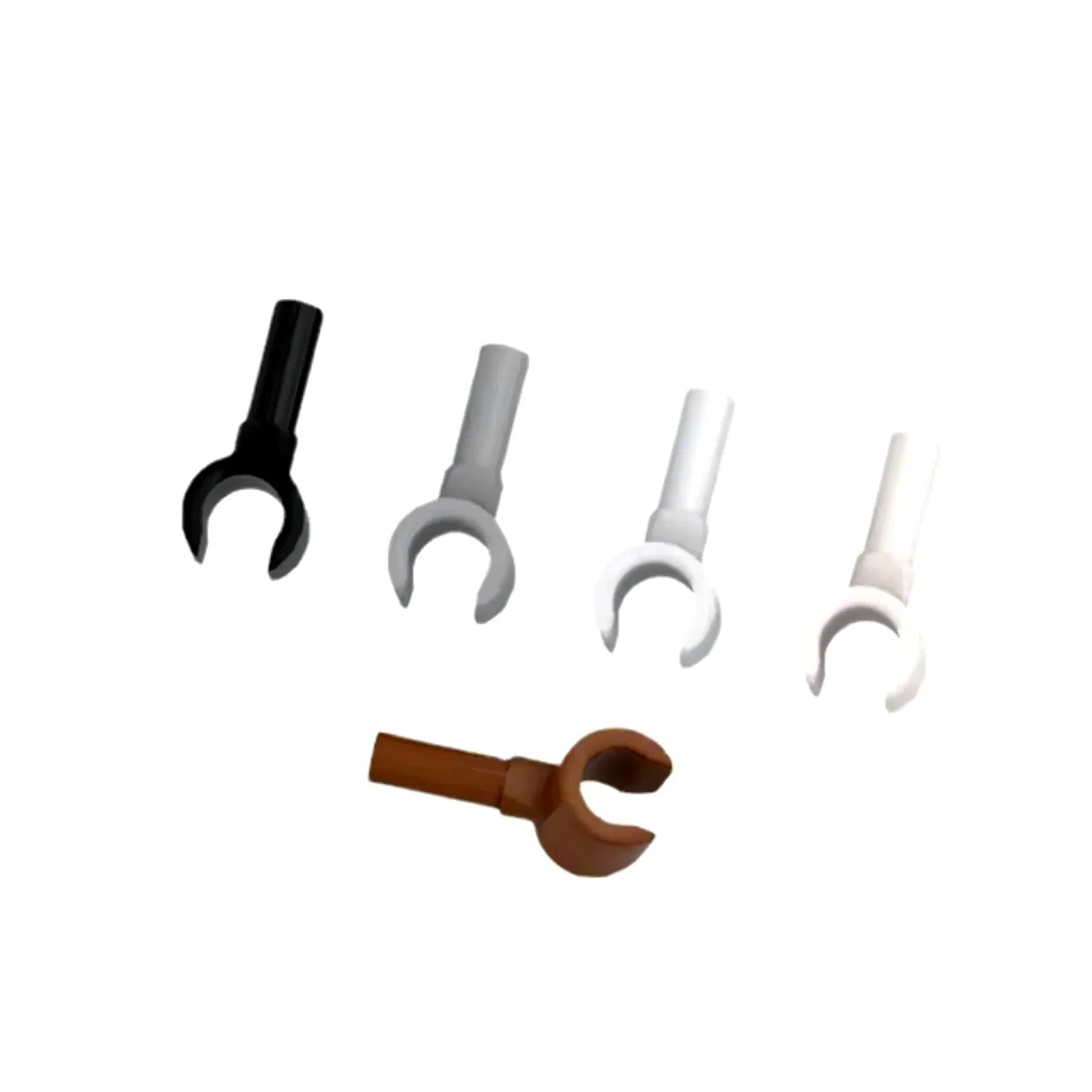 Color: Wood - 10PCS 3820/983 Parts Minifig Hand Building Blocks 100% Compatible DIY Bricks Toys