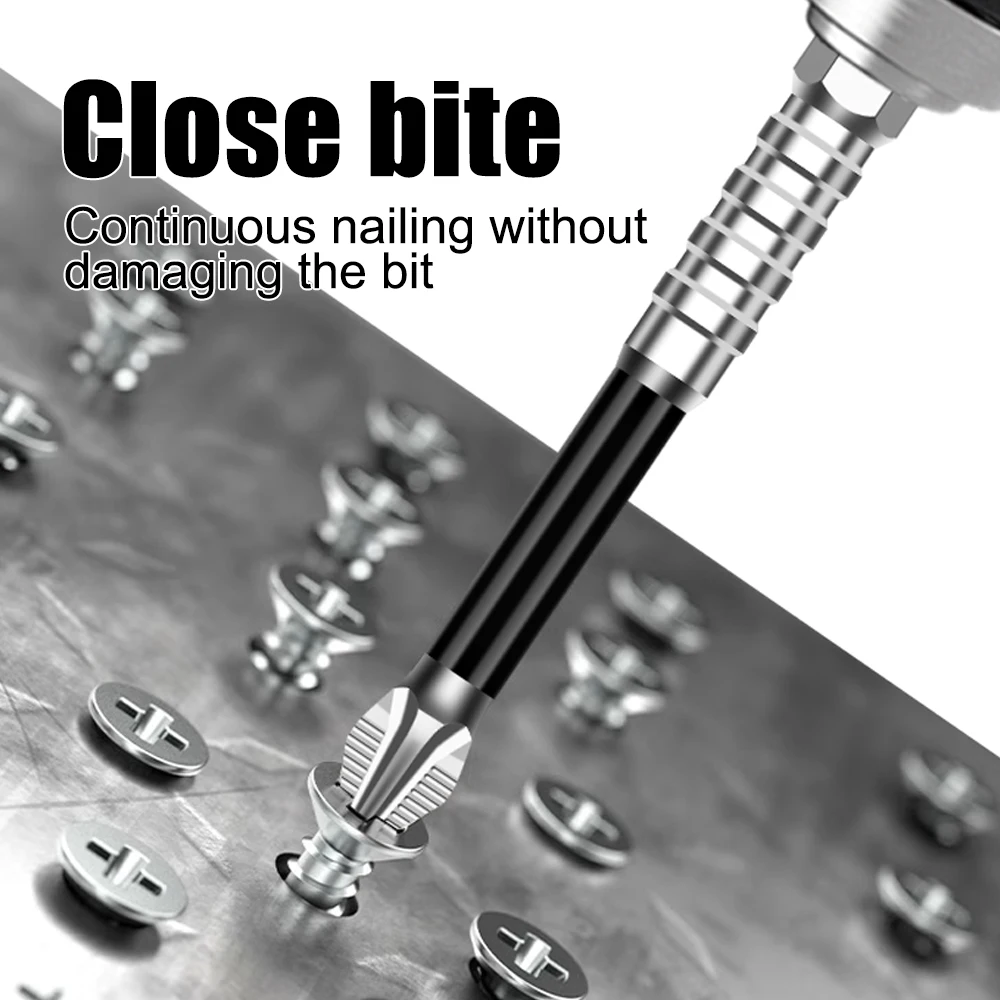 Color: Blue - K5 Non-slip High Hardness Bit S2 Strong Magnetic 5A Black Non-slip Cross Head Electric Drill Electric Screwdriver Bit