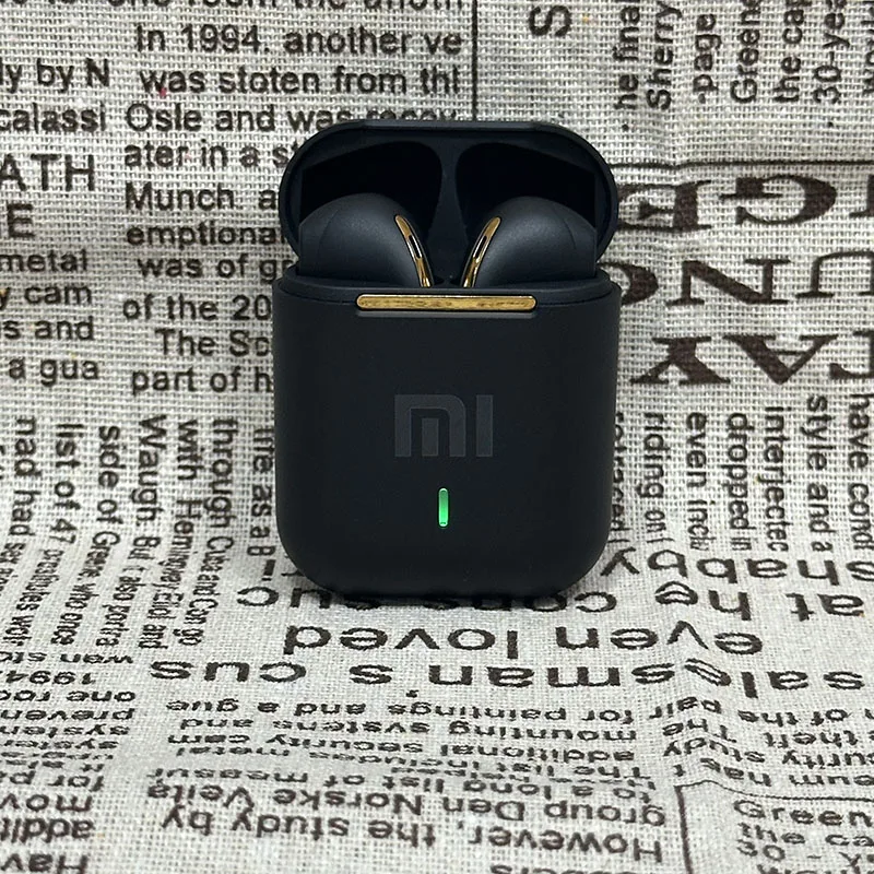 Color: black - Xiaomi J18 Wireless Bluetooth Headphones in-ear HiFI Stereo with Mic Bluetooth Touch Waterproof Noise Cancelling Multi-Earphones