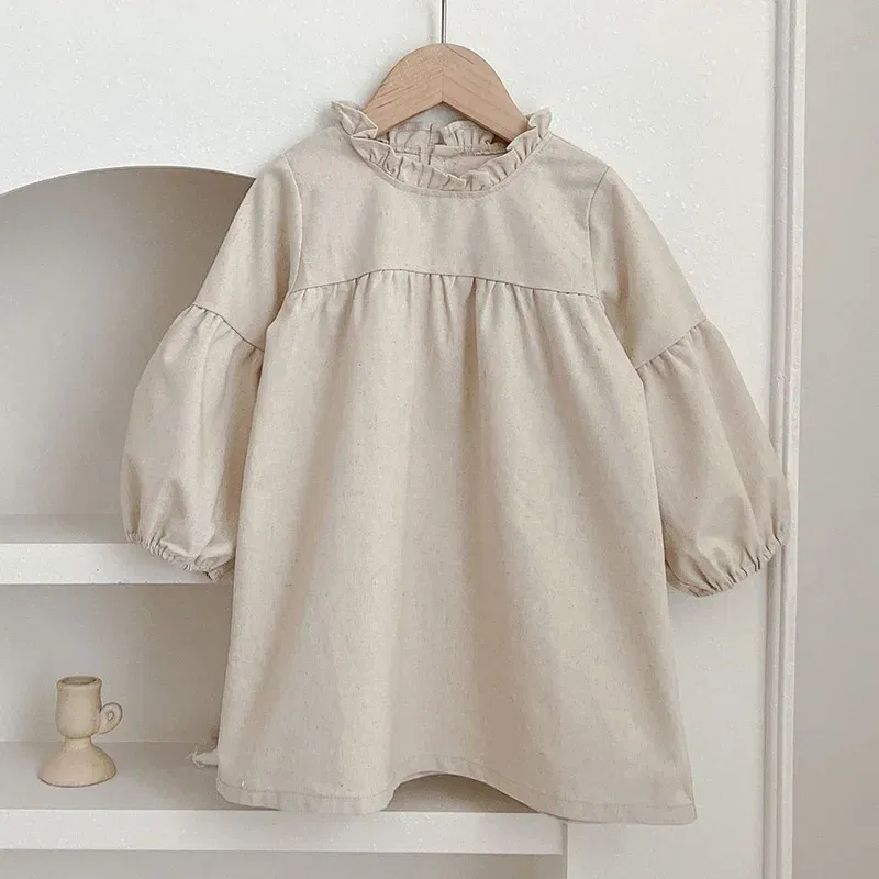 Color: Lavender, Kid Size: 4 - Spring Autumn Kids Baby Girls Long Sleeve Sweet Lace Princess Dress New Kids Baby Girls Dress Children Clothes Dress