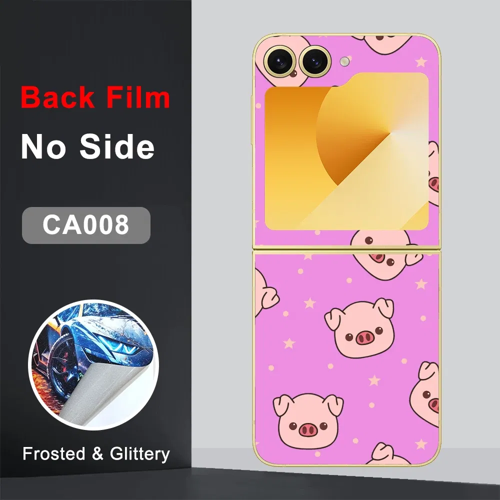 Color: ROSE, Bundle: Bundle 19 - CASEKiTTY Skin For Galaxy Z Flip 5 Back Film Samsung Z Flip 6 Sticker Flip 4 3 Protective Decal Wrap Back Cover Screen Protector