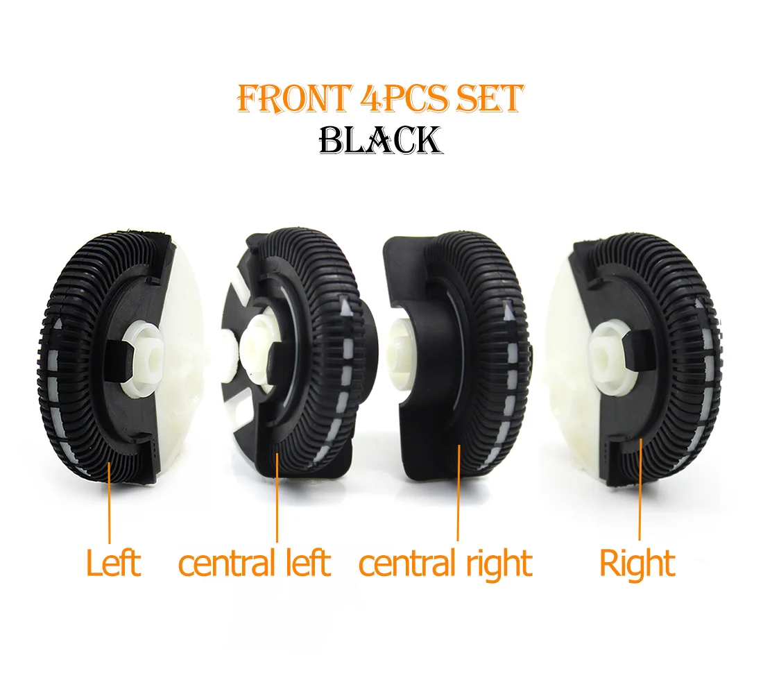 Color Name: WHITE - Front Air Conditioner Control Roller Ac Vent Base Rolling Wheel For Mercedes Benz E Class W211 2003-2008 E200 E230 E260 E280