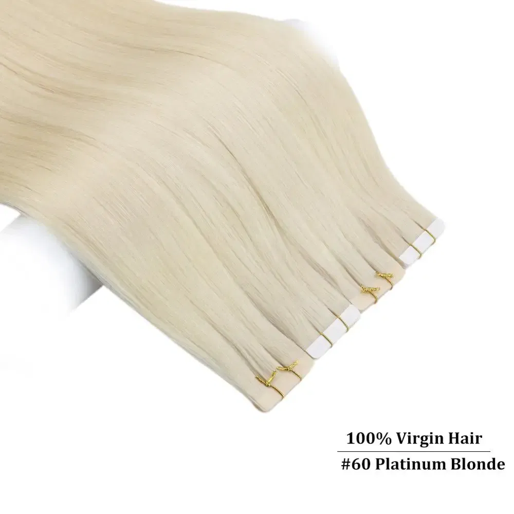 Color: P4/8/18, Items per Package: 10 pcs, Length: 16 inches, Life Span: 12 months - [Last 12 Months] Ugeat Tape in Hair Extensions Virgin Human Hair 10A Grade Tape in Extensions  Human Hair