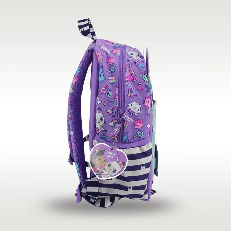 Color: GRAY - Australia smiggle original children's schoolbag girls Gabby shoulder backpack Kawaii 3-7 year modeling bags 14 inch