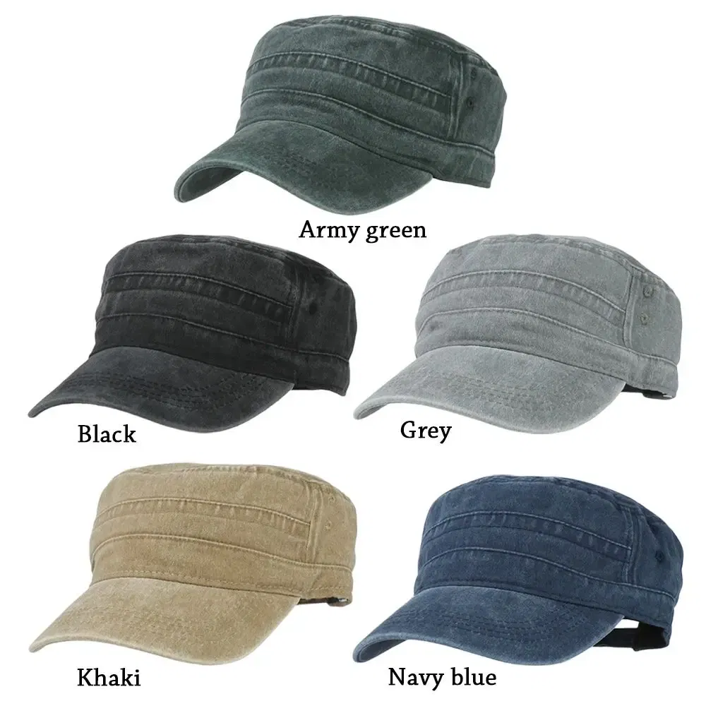 Color: WHITE - 1PC Camouflage Army Hat Men Women Baseball Cap Camo Military Cadet Combat Fishing Cap