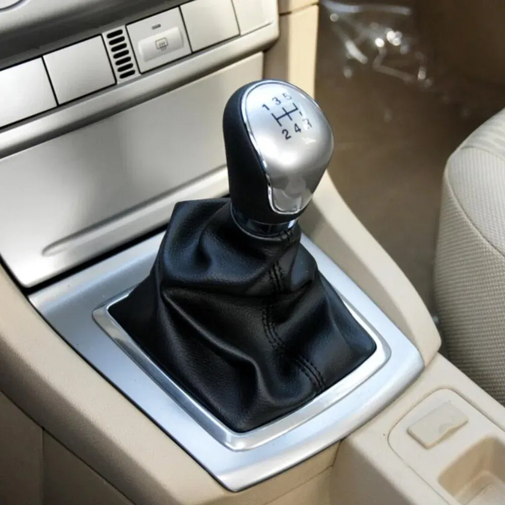 For Ford Focus 2 MK2 2005 - 2011 Fiesta Kuga 2008-2012 Gear Shift Knob Collars 5 6 Speed Leather Gaiter Boot Accessories