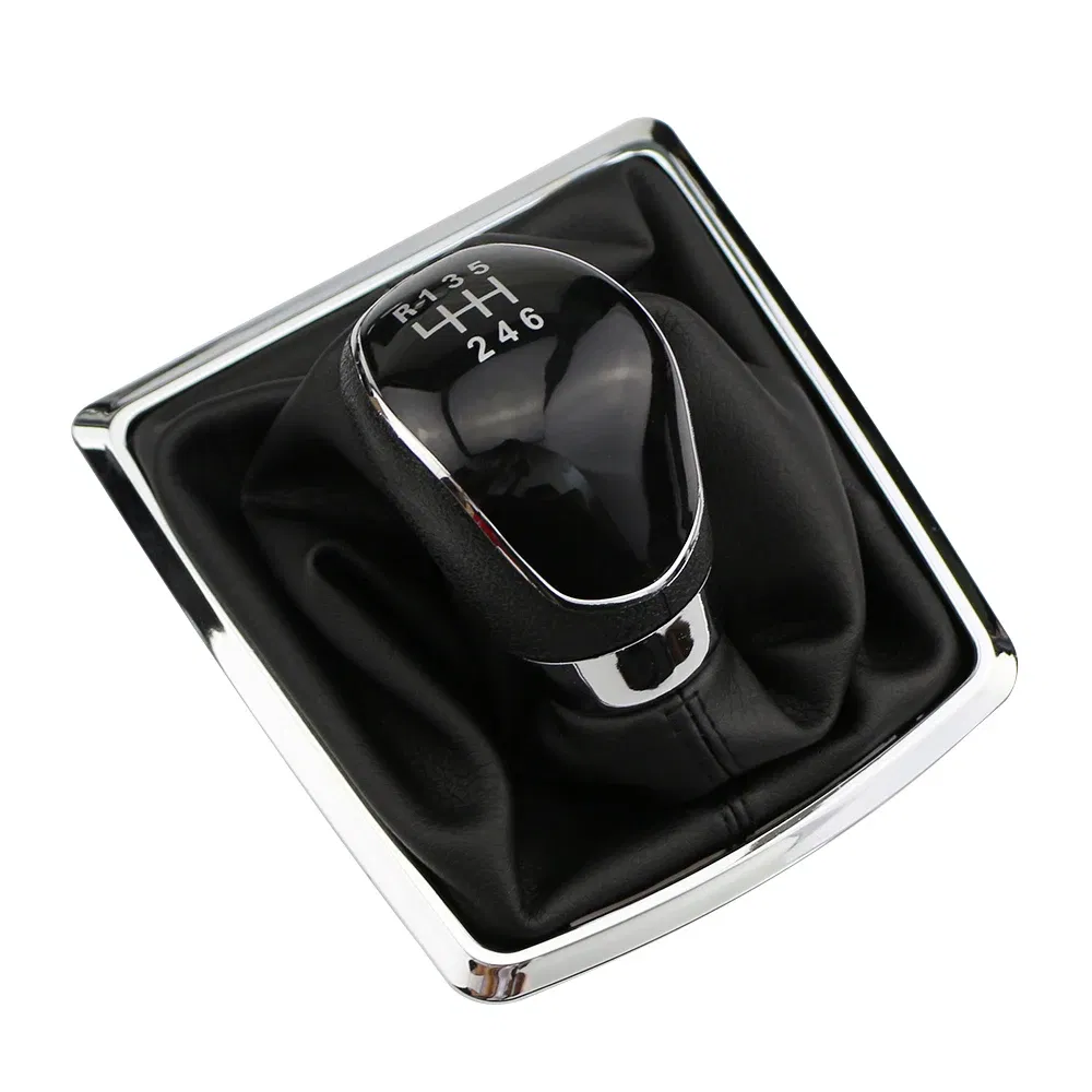 For Ford Focus 2 MK2 2005 - 2011 Fiesta Kuga 2008-2012 Gear Shift Knob Collars 5 6 Speed Leather Gaiter Boot Accessories