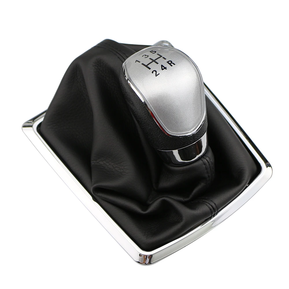 For Ford Focus 2 MK2 2005 - 2011 Fiesta Kuga 2008-2012 Gear Shift Knob Collars 5 6 Speed Leather Gaiter Boot Accessories