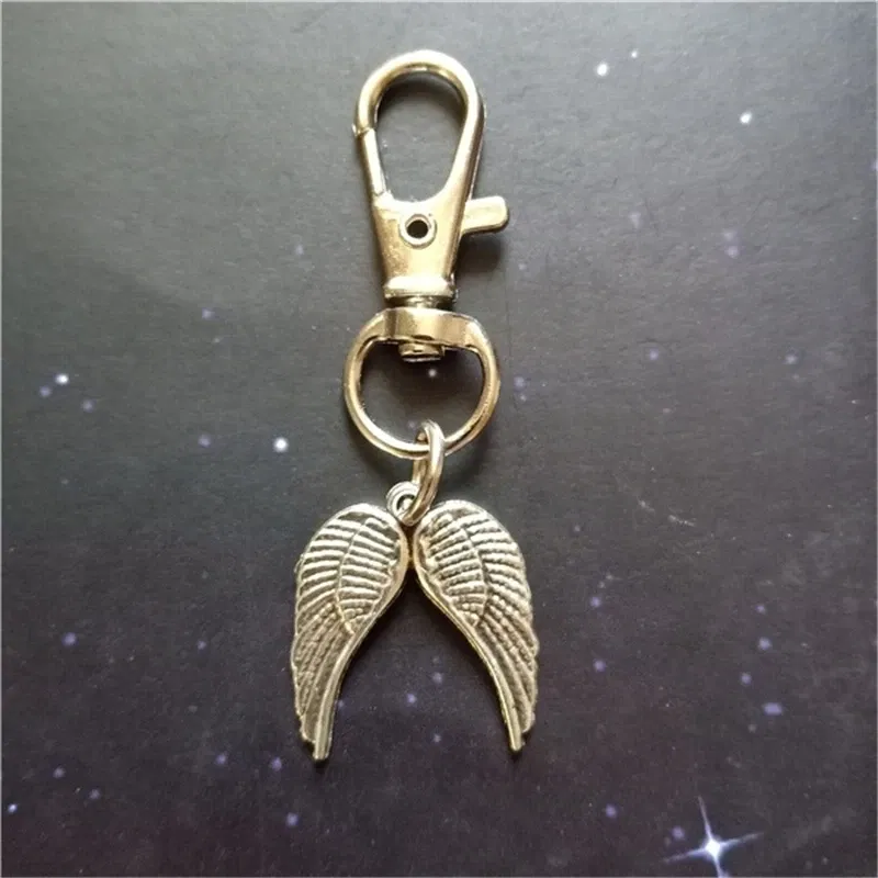 Angel Wing Keychain, Angel Wing Charm,Cancer Awareness Jewelry, Awareness Charm Keychain Angel Wing Pendant, Angel Wings Jewelry