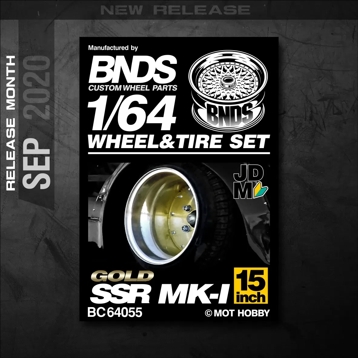 Color: green - 1/64 Alloy Wheels With Rubber Tires By BNDS Assembly Rims Modified Parts for Model Car Refitted VIP Style No.64053-64088