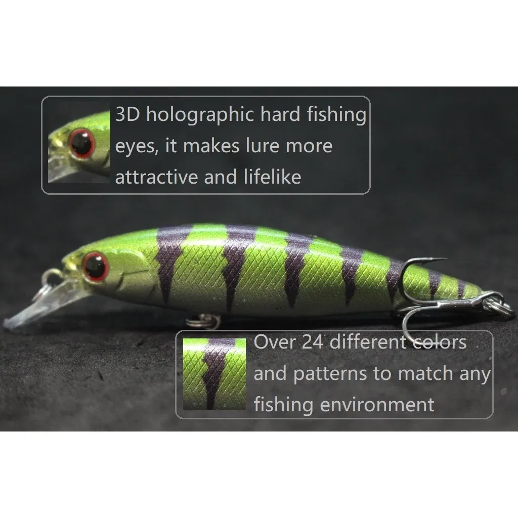 Color: WHITE - wLure Fishing Lure Jerkbait 6g 7.5cm Tiny Sinking Minnow Carp Fresh Water Use Tight Wobble Long Casting M762