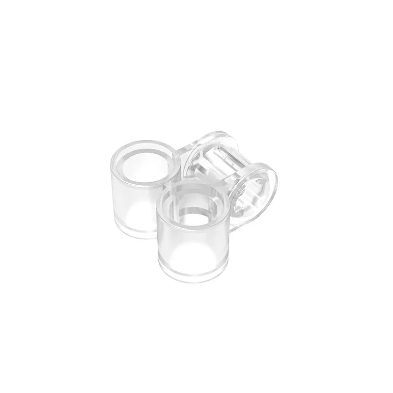 Color: Pink - Gobricks GDS-927 Technical, Axle and Pin Connector Perpendicular Double compatible with lego 32291 pieces of children's DIY