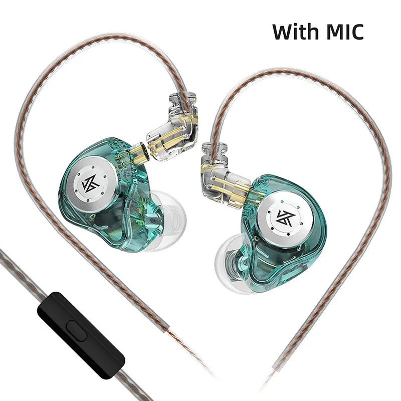 Color: WHITE - KZ EDX PRO 10mm Dual Magnetic Circuit Dynamic Drive Earphone HIFI Bass Earbud Sport Noise Cancelling Headset KZ ZSTX ZSN PRO ZAS