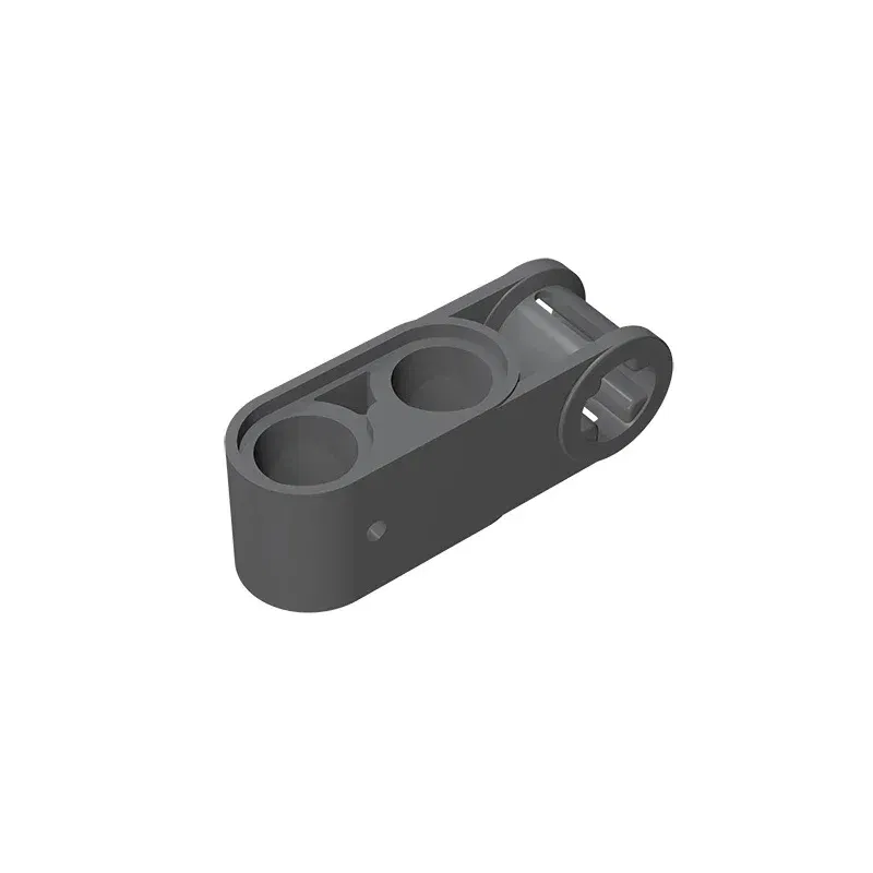 Color: army green - Gobricks GDS-936 Technical, Axle and Pin Connector Perpendicular 3L with 2 Pin Holes compatible with lego 42003 Educational