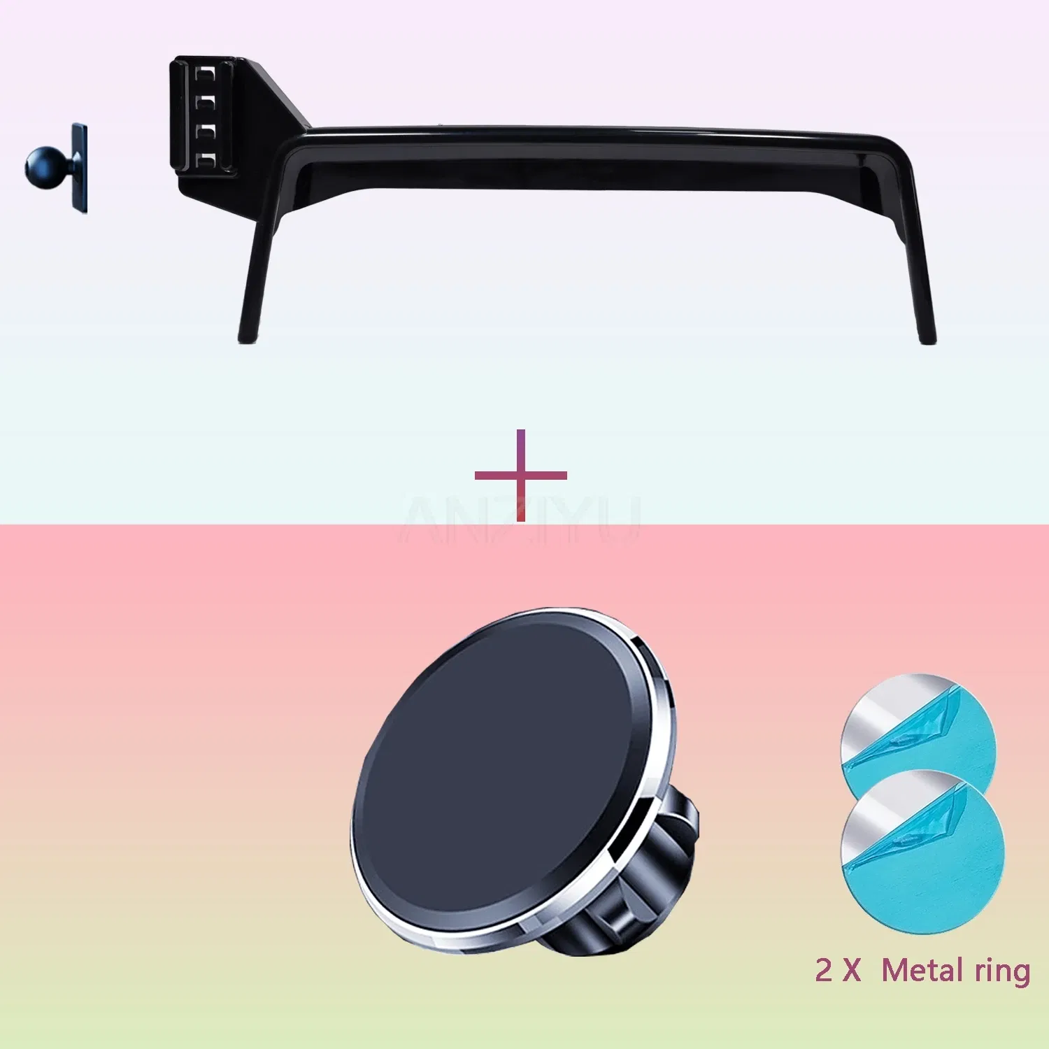 Color: Blue - For Chevrolet Tahoe 2024 2023 2022 2021 Car Phone Holder Screen Fixed Base Magnetic Mobile Phone Wireless Charging Stand MagSafe