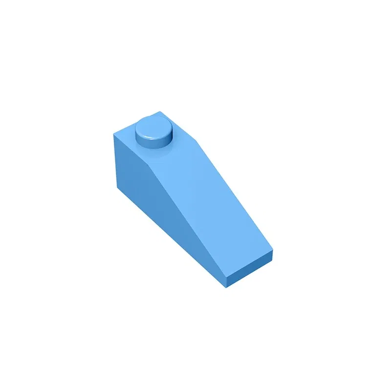 Color: VIOLET/?«?—?…° - Gobricks GDS-586 Slope 33 3 x 1 compatible with lego 4286 pieces of children's toys Building Blocks Technical Assembles