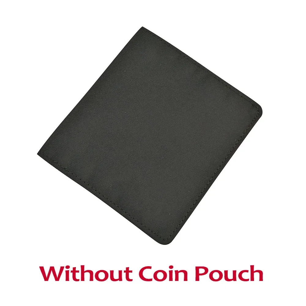 Color: Beige - 2023 Minimalist Slim Nylon Wallet For Men Women Slimline Ultra Thin Mini Small Male Female Zipper Coin Purse Compact Money Bag