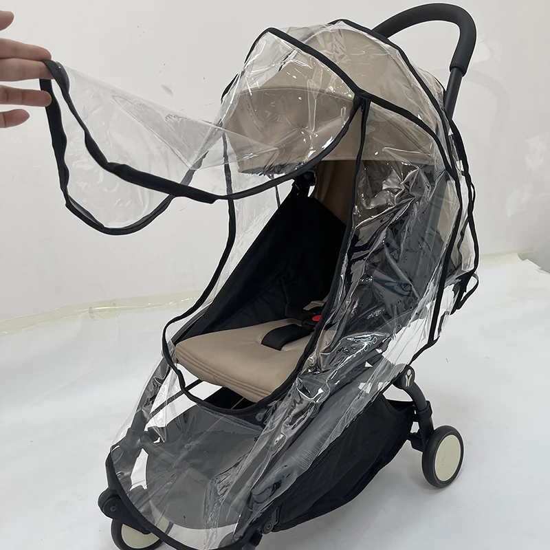 Stroller Rain Cover Safety EVA Fit YOYO/YOYO2/Yoya Baby Carrige Rain Coat Univerisal Wind Dust Proof Stroller Accessories