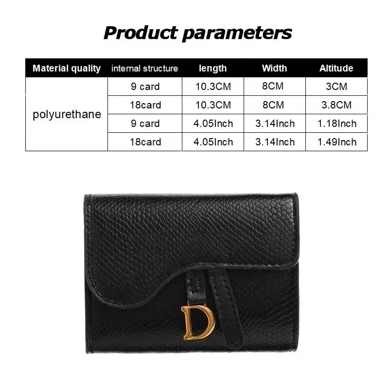 Color: Khaki - Women Luxury Card Holder Short Walet MiniPU Letter Wallet Multi Card Card Holder SmalMulti Functiona Clutch Bag