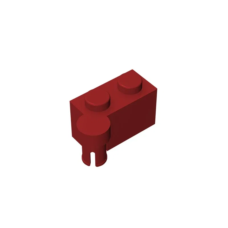 Color: Brown - Gobricks GDS-810 HINGE 1X2 UPPER PART compatible with lego 3830 children's DIY Educational Building Blocks Technical