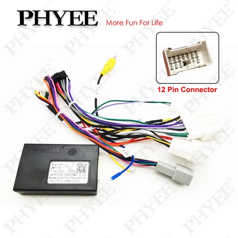 Color Name: Gold, Ships From: CHINA - Wiring Harness CAN BUS Decoder 16 Pin Plug Connector Car Android Cable Adapter for Renault Clio 4 Captur Trafic Duster Sandero 2