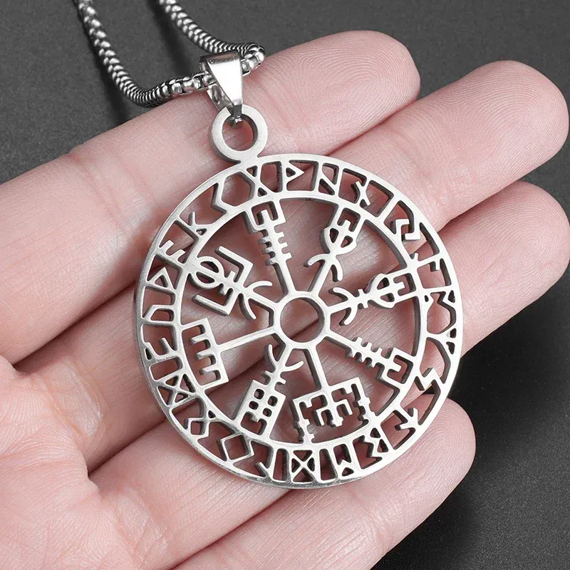 Metal color: Light Grey - Witch Knot Cuff Stainless Steel Pagan Witchcraft Symbols Magic Knot Women\'s Good Luck Amulet Bracelet Celtic Knot Bracelet