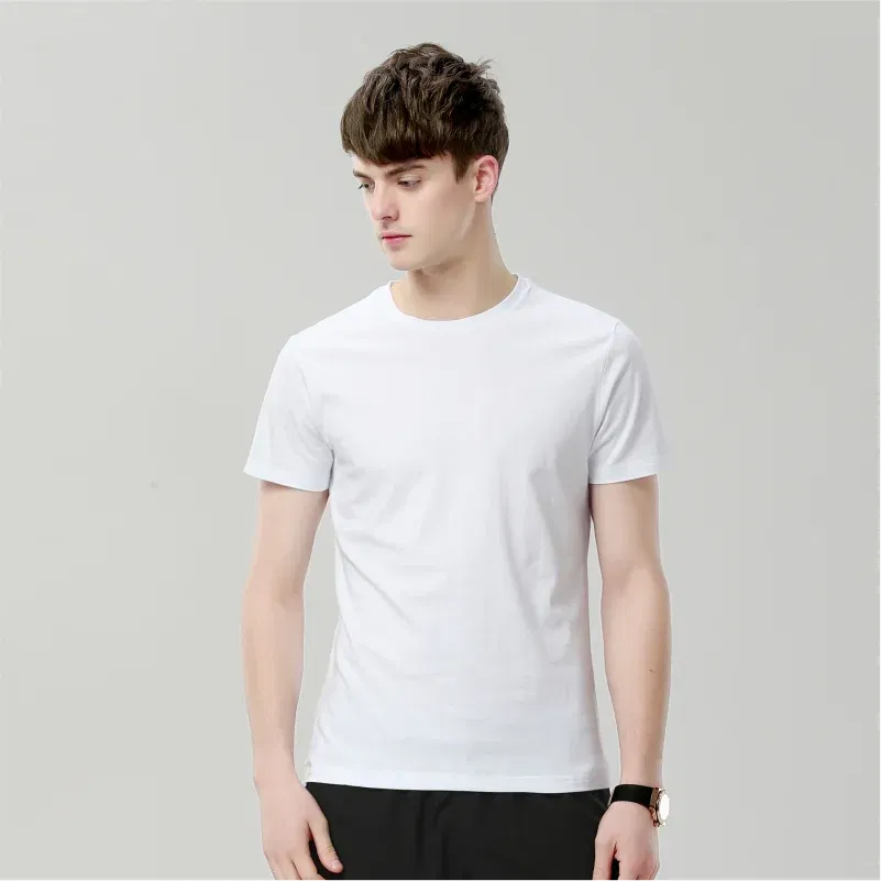 Color: Red, Size: XXL, Ships From: CHINA - YOTEE Round Neck T-shirt Cotton Logo Customized Embroidery Personal Group Fashion T-shirt Logo Customization