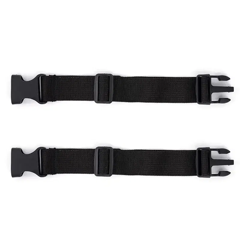 Color: Pink - 2pcs Travel Tied Black Durable Nylon Cargo Tie Down Luggage Lash Belt Strap Plastic Buckle Travel Kits Outdoor Camping Tool