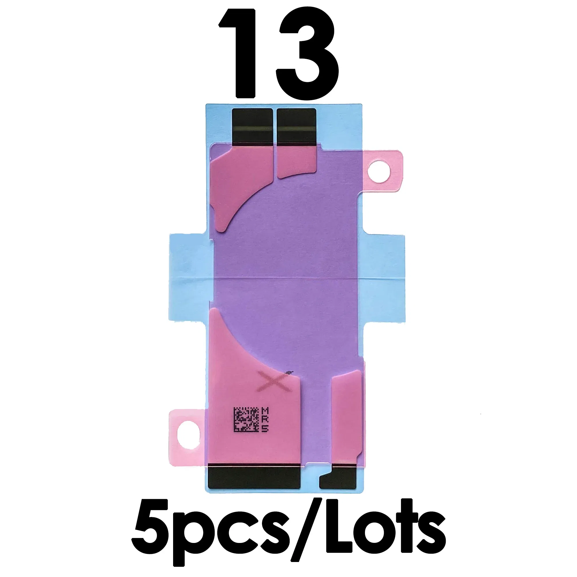 Color: black - 5Pcs Battery Adhesive Sticker for iPhone 13 14 15 16 Pro Max 14 Plus 11Pro 12 Mini 13Pro Battery Glue Tape Replacement Pull Tab