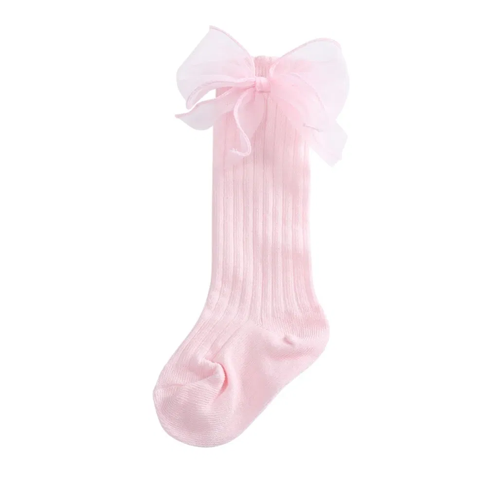Color: Dark Grey, Kid Size: 3M, Ships From: CHINA - Jlong Toddler Cotton Solid Color Crew Socks Baby Girls Bow Tie Socks Kids Girls Cute Princess Socks 0-3 Years