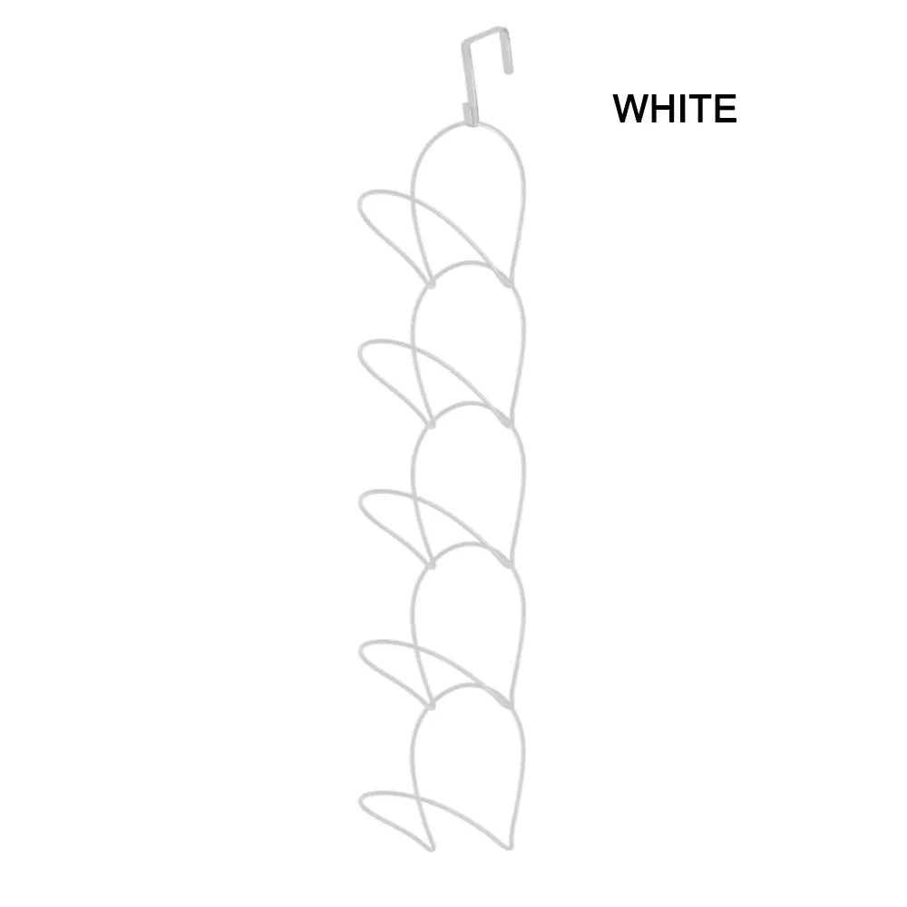 Color: WHITE - 10 Pack wig Holder Organizer Closet Hanging Baseball Cap Display Storage Rack for Scarves Handbags Hanging Hook wig tool