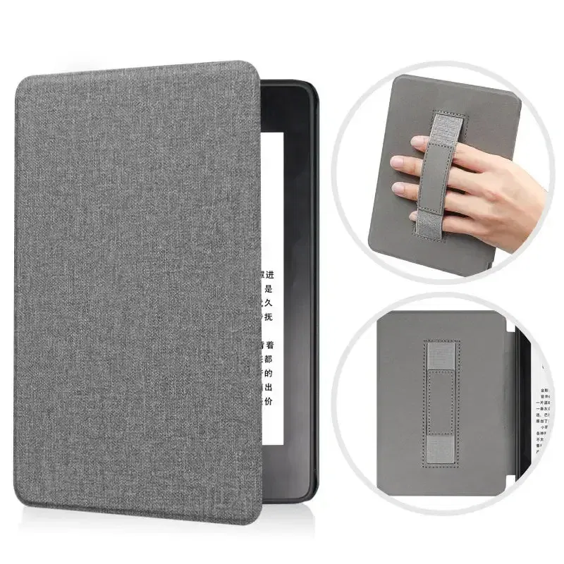 Color: GRAY, Size: nine - Handle Case for Kindle Paperwhite 2022 2021 Pouch 1 2 3 4 5 6 7 8 9 10th 11th Generation 6/6.8 Inch 2019 2018 Protective Cover