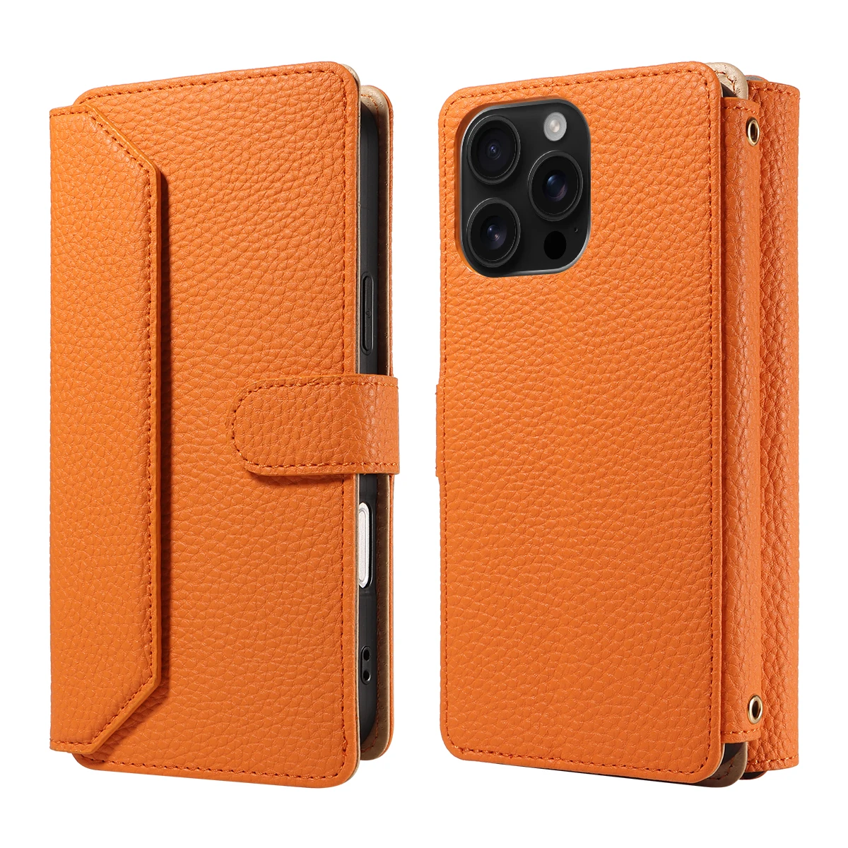 Color: black, Bundle: Case & Strap, Material: Artificial Leather, Compatibility by Model: Galaxy S25+ - Crossbody Leather Phone Case for Samsung Galaxy S25Edge S25Ultra S24FE S24Ultra S23Ultra Multi-Card Slot Anti-Drop Wallet Case