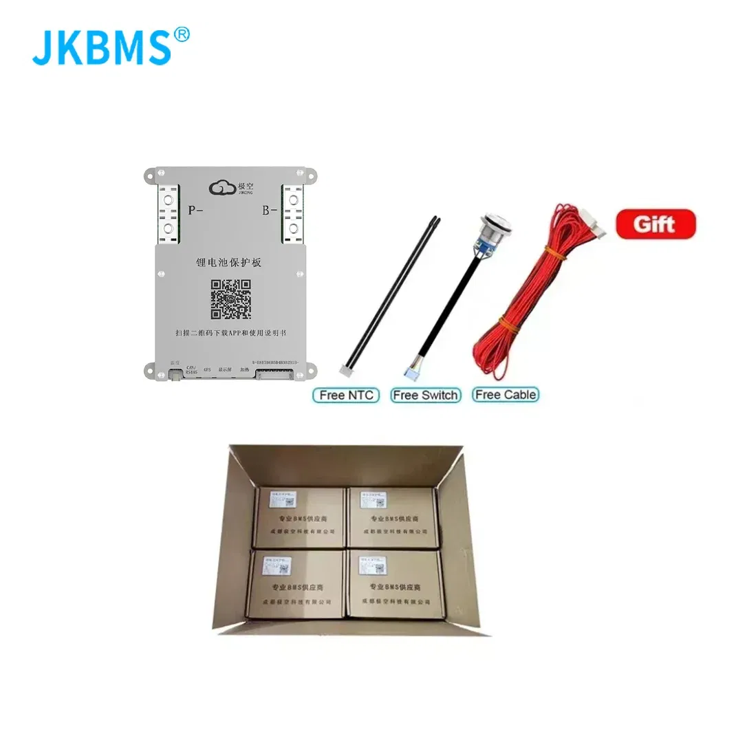 Color: Black, Ships From: CHINA - JKBMS SAMRT BMS  4S 5S 6S 7S 8S 12V 24V BATTERY WITH 1A ACTIVE BALANCE HEAT FUNCTION ON SALE