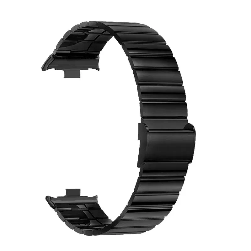 Color: WHITE, Size: XS - Bracelet For Xiaomi Redmi Watch 4 Strap Stainless Steel Watchband Xiaomi Mi Band 8 Pro Bracelet Xiaomi Redmi Smart Watch 4 Strap