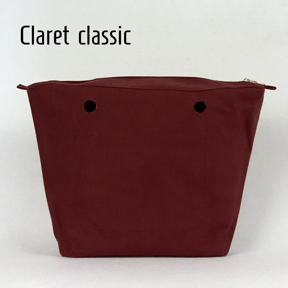 Color: DEEP BLUE - TANQU New Inner Lining Zipper Pocket for Classic Obag Insert with Inner Waterproof Coating for O Bag