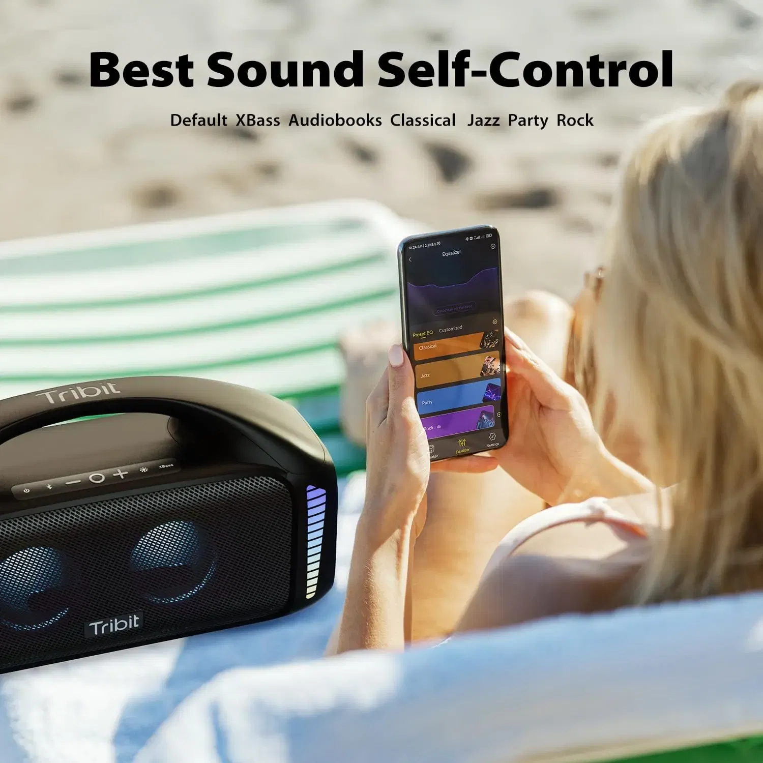 Color: silver, Ships From: CHINA - New! Tribit Portable Bluetooth Speaker 90W StormBox Blast Outdoor Wireless Speaker IPX7 Waterproof Party Camping Speaker 30H