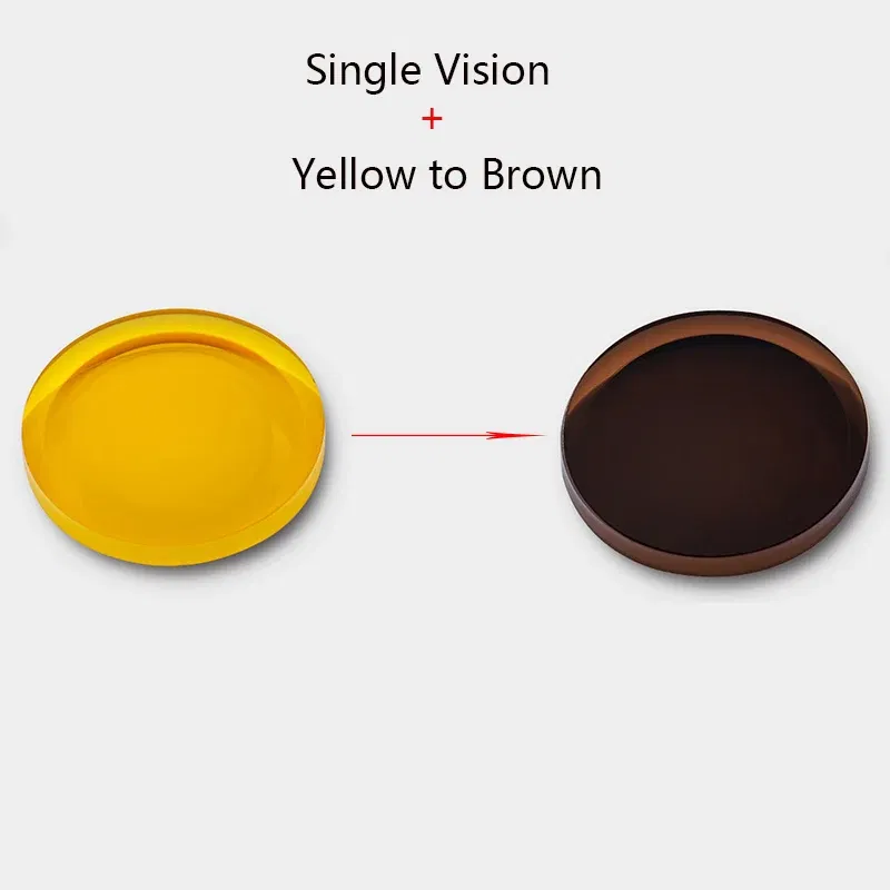 Lenses Color: GRAY, Lens Index: 1.67 - 2 PCs 1.56 1.61 1.67 Photochromic Polarized Prescription Glasses Lenses Myopia Progressive Sunglasses Lens Anti-reflection/glare