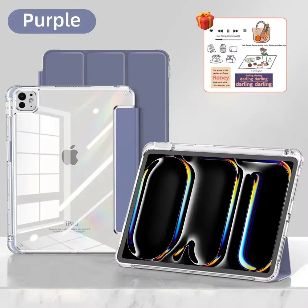 Color: other, Size: Thirteen - For iPad Air 5 Case 2024 Air 6 11 iPad Pro 11 12.9 13 10 Gen 10.2 9th 8th 7th 9.7 6th 5th Mini 7 6 Smart case with pen Holder