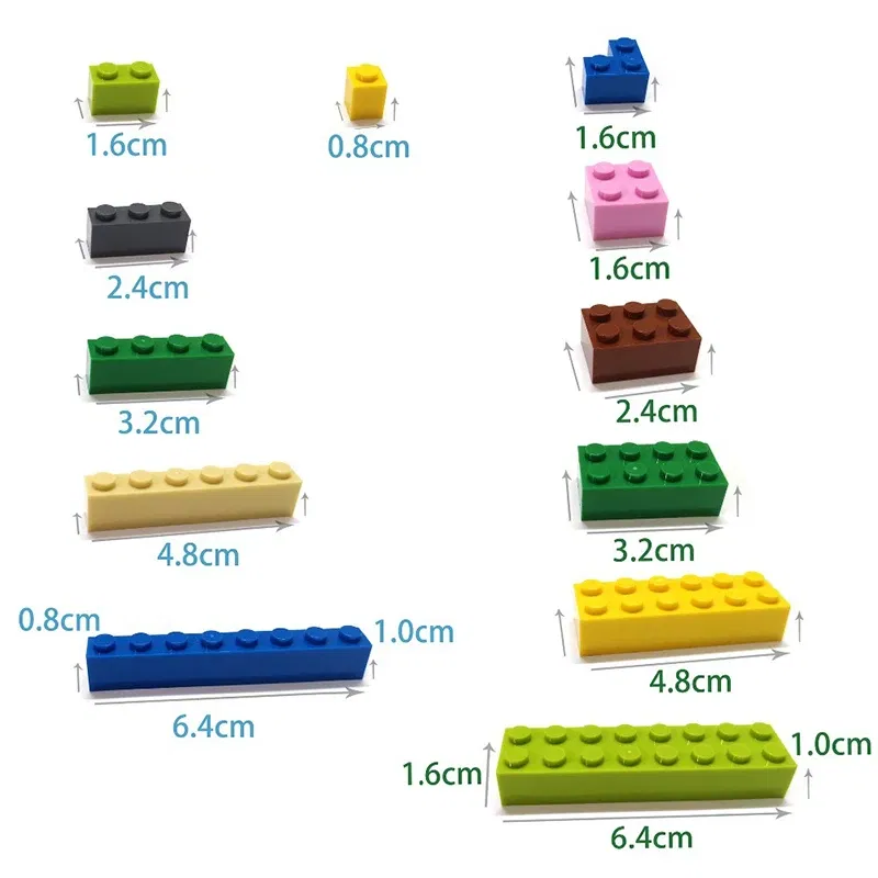 Color: Medium Azure - MOC 1PC Bricks 64728 Dynamite Toy for Building Blocks Parts DIY Construction Christmas Gift Toys