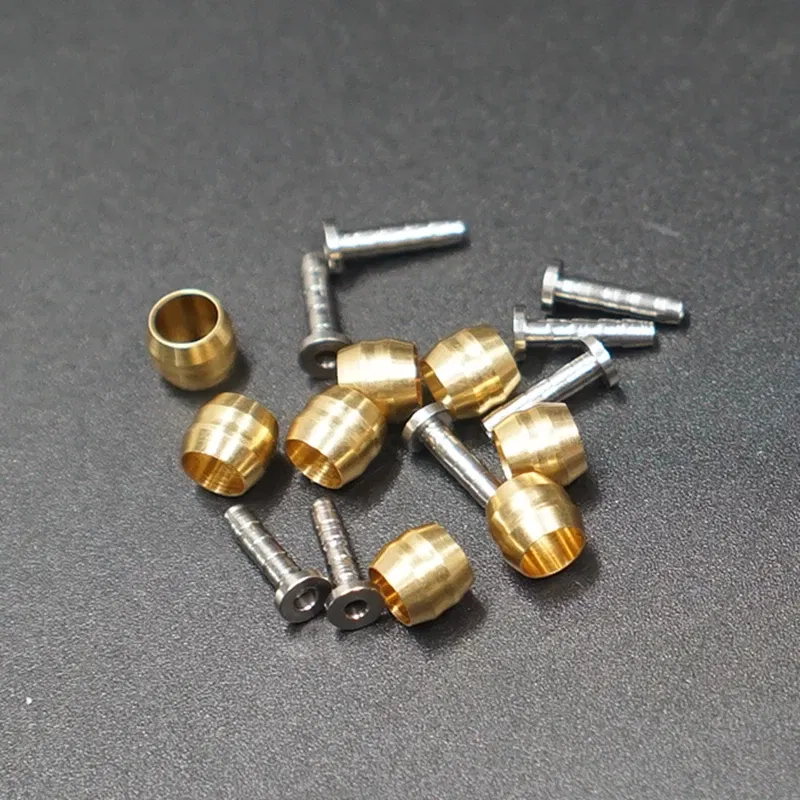 Color: Red - ZRACE Insert Set for SM-BH90 / SM-BH59 Brake Hose (OLIVE + Insert-Pin) hydraulic hose inserts hose fitting for BH59 BH90 hose