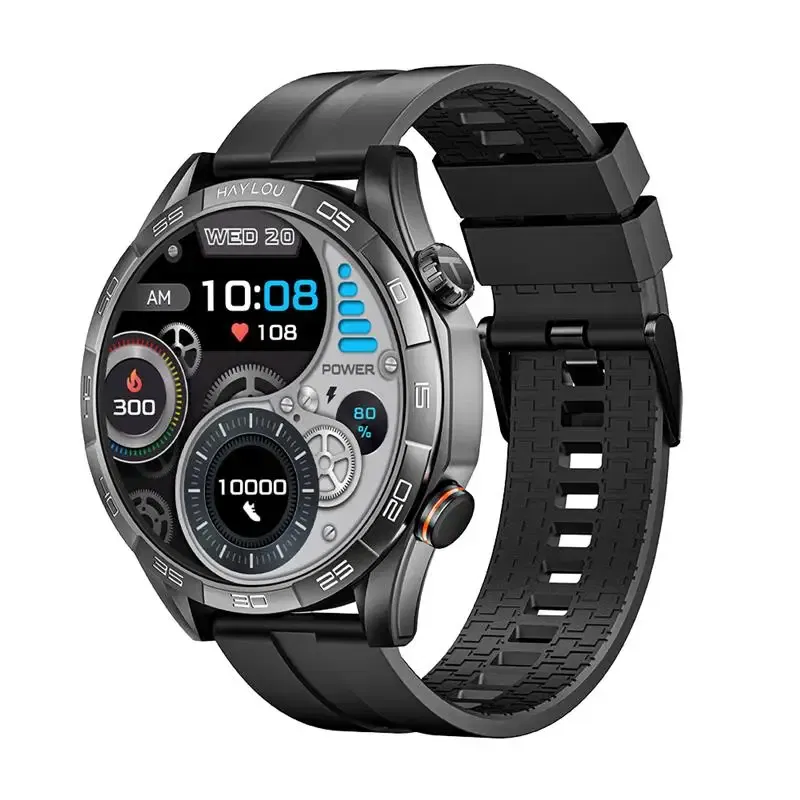 Color: Yellow, Ships From: CHINA - New! HAYLOU Solar 5 Voice Calling Smartwatch 1.58'' AMOLED Display 60Hz Smart Watch 24H Health Monitoring Sports Smartwatch for