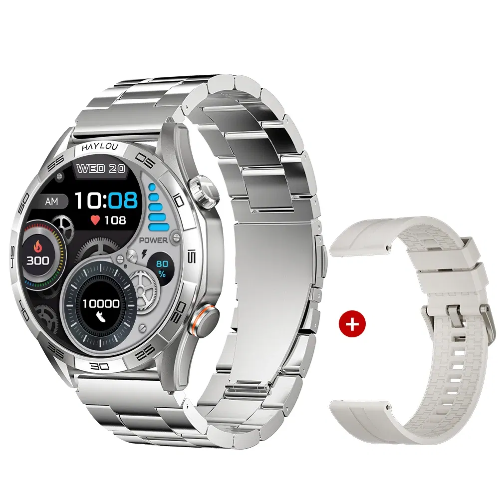 Color: Yellow, Ships From: CHINA - New! HAYLOU Solar 5 Voice Calling Smartwatch 1.58'' AMOLED Display 60Hz Smart Watch 24H Health Monitoring Sports Smartwatch for