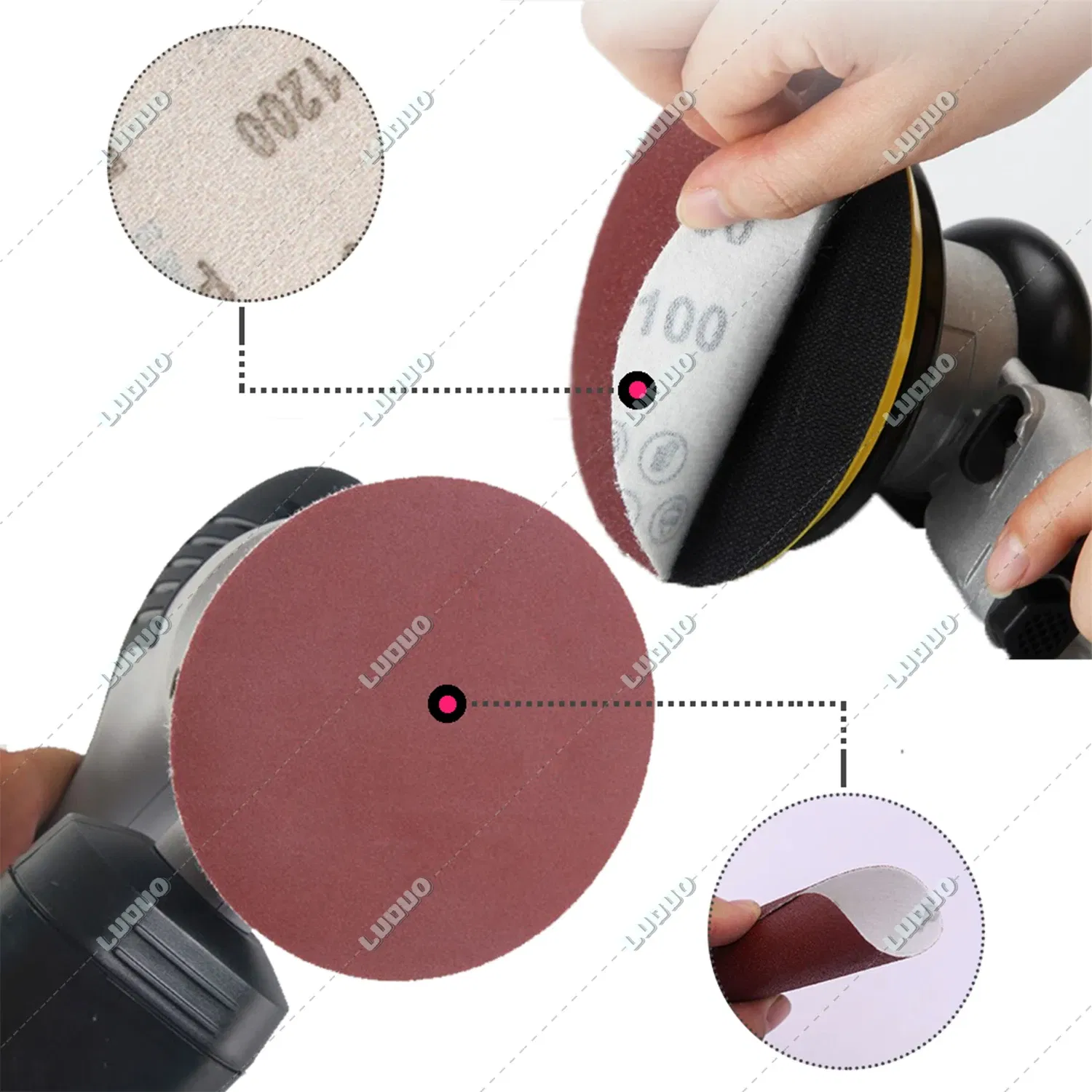 Color: Brown, Ships From: CHINA, Model: 10000 - 2 3 4 5 6 Inch Round Sandpaper Disk Abrasive Polish Pad Plate Sanding Sheet Polishing Kit Grit Paper Discs Grit 60-5000