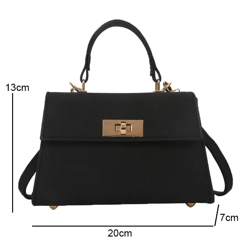 Color: black - 2023 New Fashion Shoulder Bag Plaid PU Leather Ladies Handbags Designer Crossbody Bags For Women