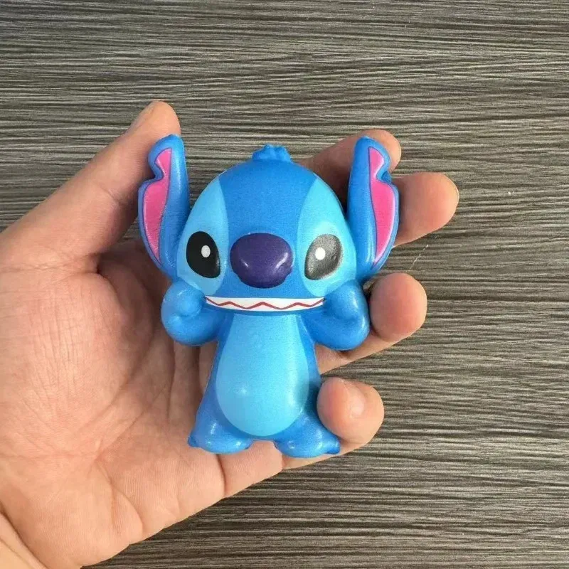 Color: Orange - Disney Stitch Squeeze Toys Cute Cartoon Fashion Spider-Man Soft Slow Rebound Doll Children Stress Relieving Toy Holiday Gifts