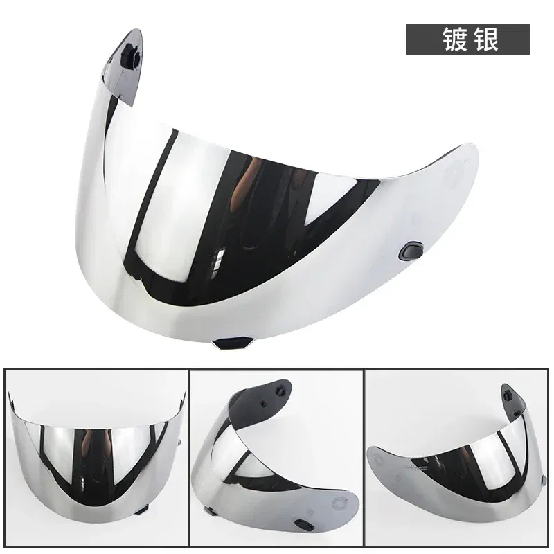 Color: Dark Grey - Helmet Visor for HJC CL16 CL17 CLST CLSP CSR1 CSR2 CS15 TR1 FG15 HS11 FS15 Helmet Shields Uv Protection Capacete Accessories