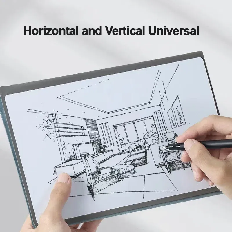 Color: Option 5 - Erasable Whiteboard Notebook A5 Leather Portable Drafting Notebook Writing Board Desktop Memo Pad